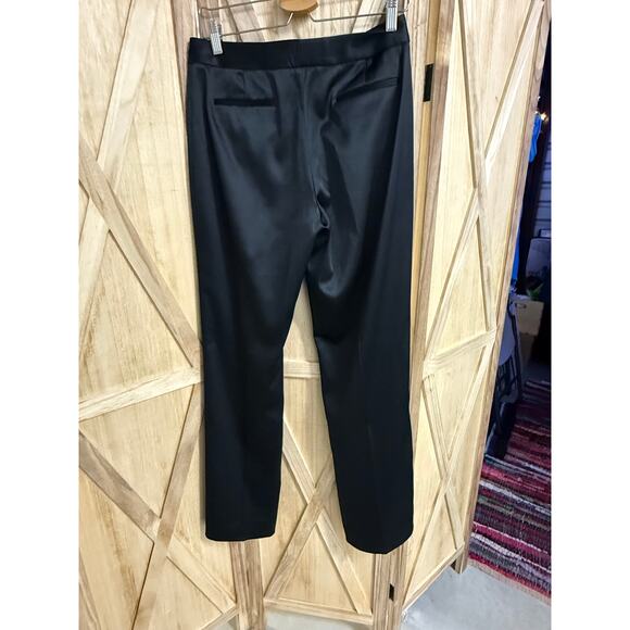 ISABELLA DEMARCO Tahari Levine satin silky straight leg formal slacks pants - Picture 3 of 6